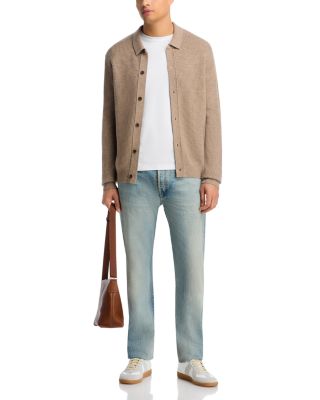 Merino Wool Collared Cardigan