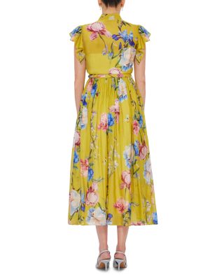 Grace Belted Midi Dress