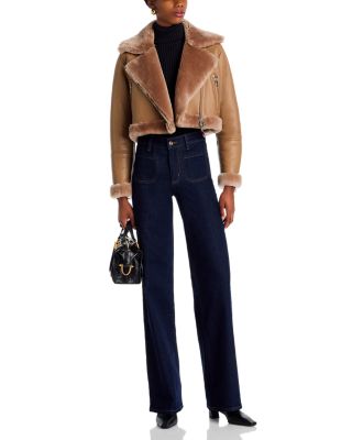 Pike Cropped Shearling Jacket