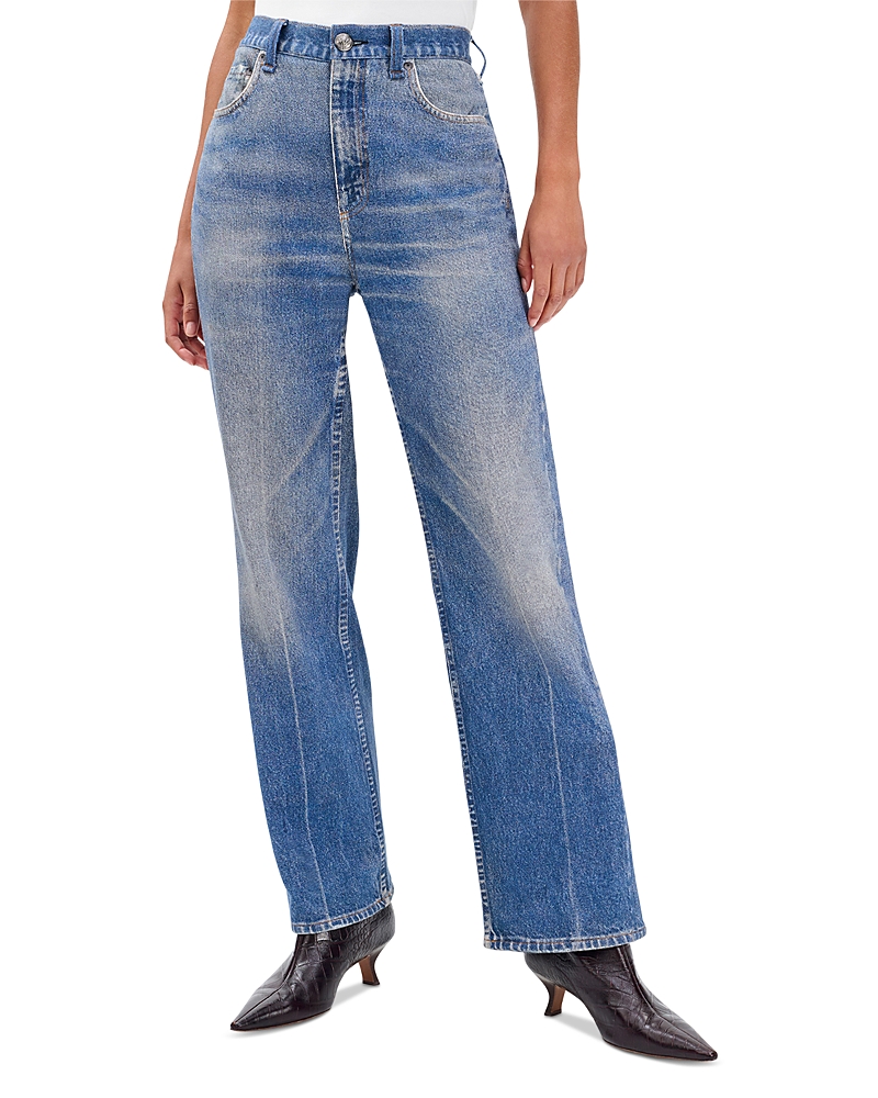 Rag & Bone Miramar Terry Shea Straight Jeans In Ryder In Blue