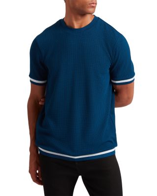 Ivanan Short Sleeve Rib Textured Tee