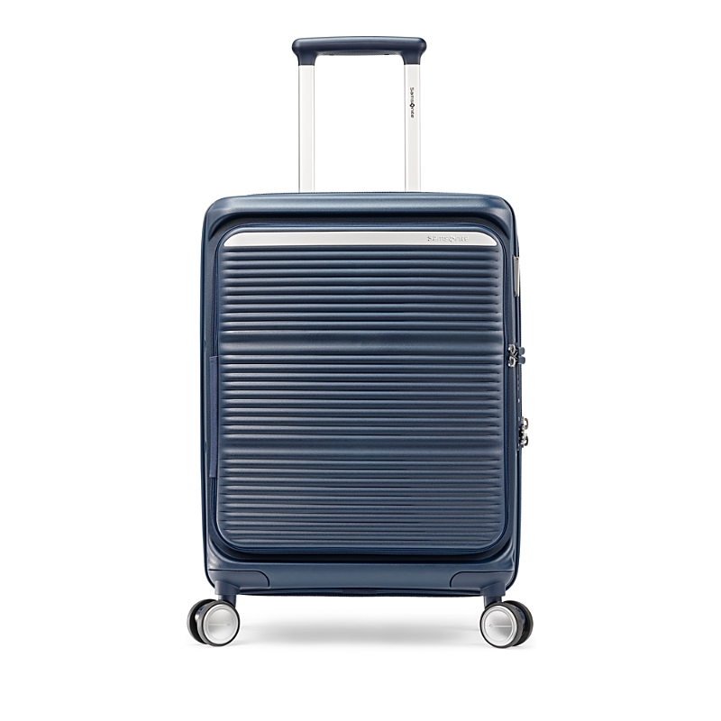 Samsonite Paralux Global Expandable Spinner Carry On Suitcase In Blue