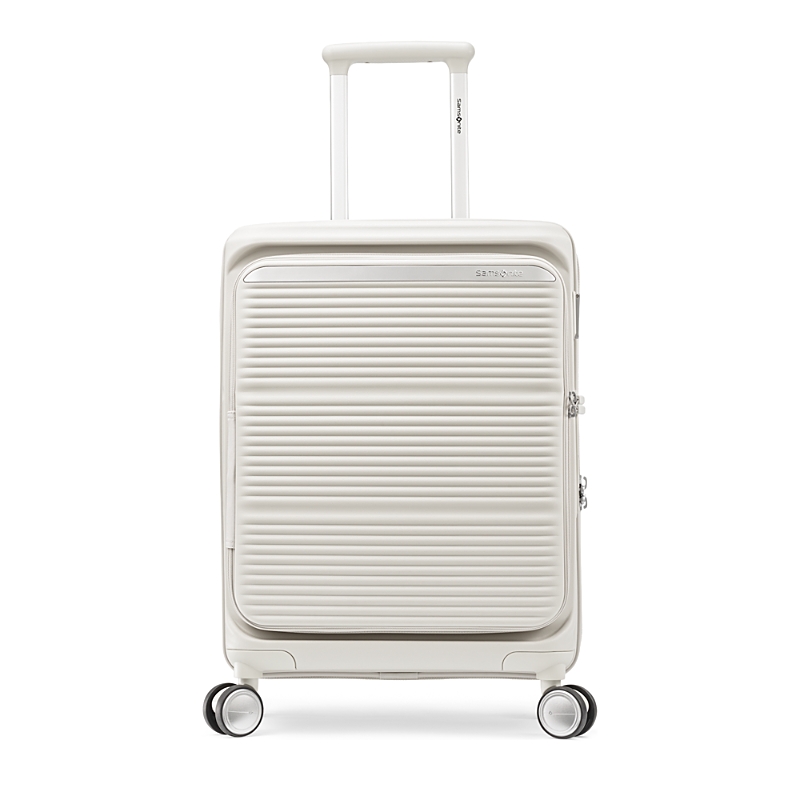 Samsonite Paralux Global Expandable Spinner Carry On Suitcase In White