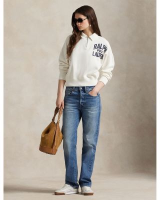 Logo Fleece Quarter Zip Sweatshirt