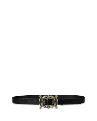 Ralph Lauren - Decorative Buckle Leather Belt