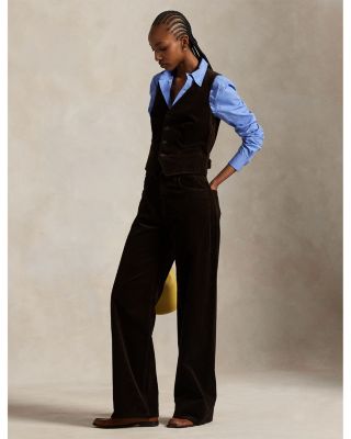 Cotton Corduroy Wide Leg Pant