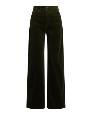Cotton Corduroy Wide Leg Pant