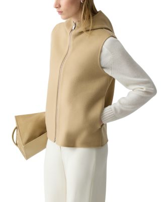 Hooded Wool & Cashmere Vest