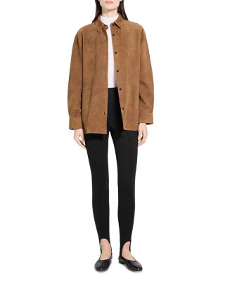 Suede Shirt Jacket