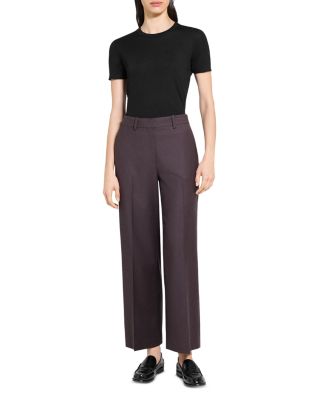 Classic Wool Wide Leg Pants
