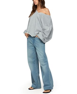  Raelynn Dark Rinse Washed Low Rise Baggy Jeans