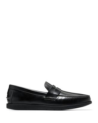 Cole Haan Shoes Mens 10.5 Black Leather Slip On Moc Toe Loafers Casual Comfort Cole Haan Men main image 2