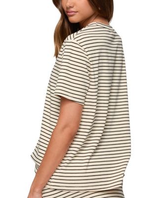  Brena Striped Oversized T-Shirt