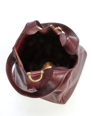 Balloon Small Leather Hobo Bag