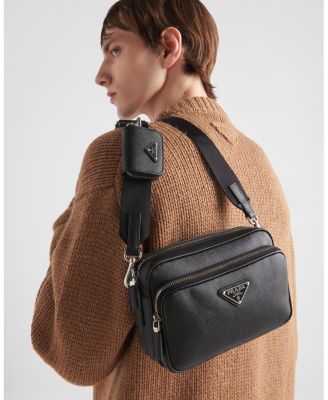 Saffiano Leather Shoulder Bag