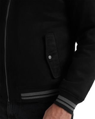 Manstone Water Repellent Varsity-Style Jacket