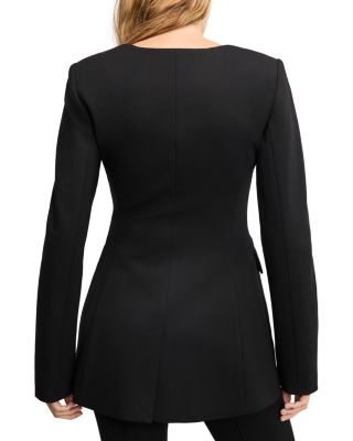 Soft Stretch Ponte Sculpted Blazer