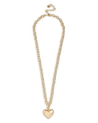 Millie Bubble Heart Pendant Necklace, 21"-24"