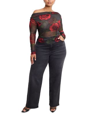 Mesh Ruched Asymmetric Top