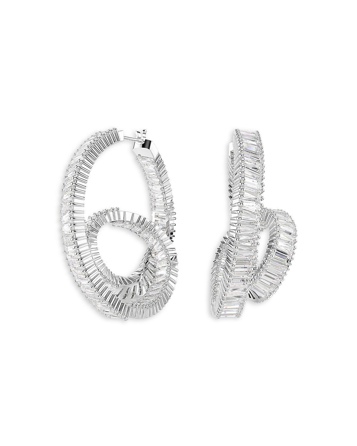 Swarovski Matrix Hoop Earrings