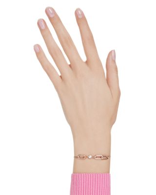 Constella Pav&eacute; Link & Pearl Slider Bracelet