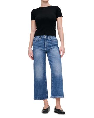 Hepburn High Rise Wide Leg Petite Jeans in Driggs