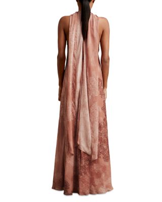 Lacey Printed Scarf Dress