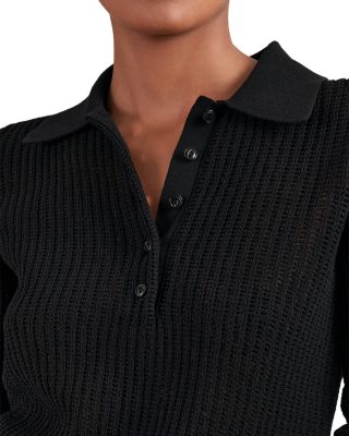 India Knit Polo Top