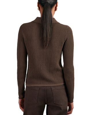 India Knit Polo Top