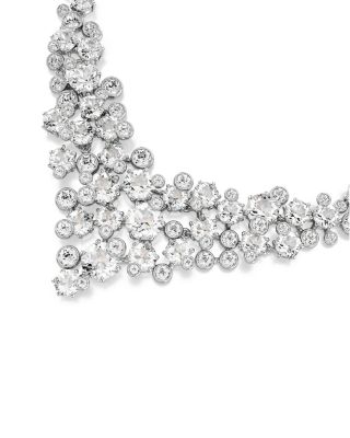 Constella Crystal Statement Necklace, 14.87"-17.75"