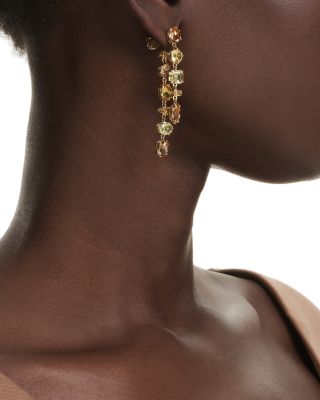 Gema Mixed Cut Crystal Front To Back Earrings