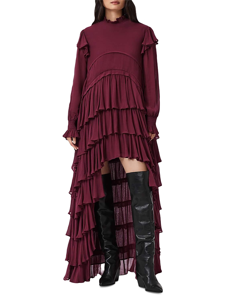Allsaints Cavarly Long Sleeve Maxi Dress
