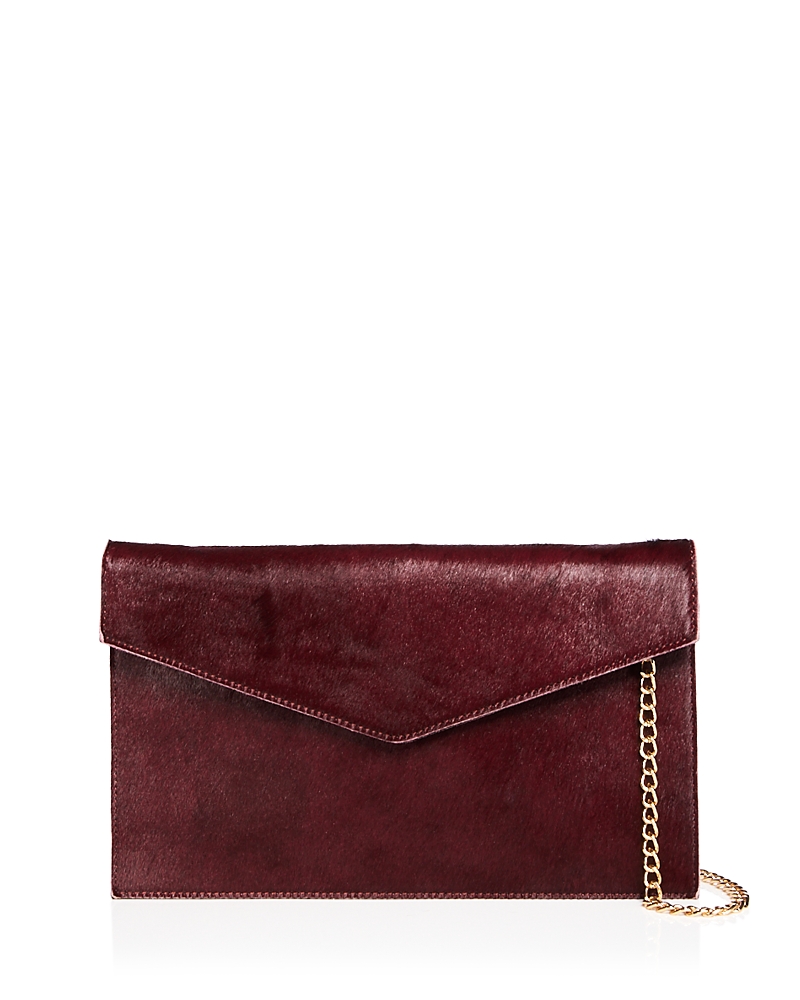 Aqua Envelope Clutch Crossbody - Exclusive In Burgundy