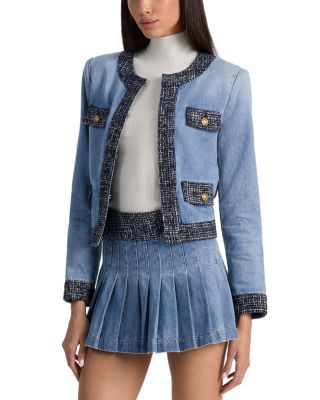 Landon Cropped Denim Jacket