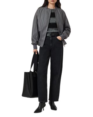 Sofi Leather Bomber Jacket