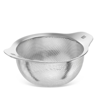 6 Piece Stainless Steel Nesting Bowls and Table Strainers Set