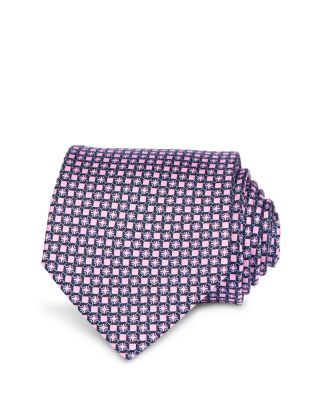 Geo Print Silk Neck Tie - Exclusive