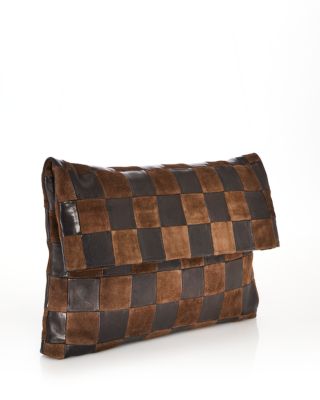 Carryall Leather Clutch