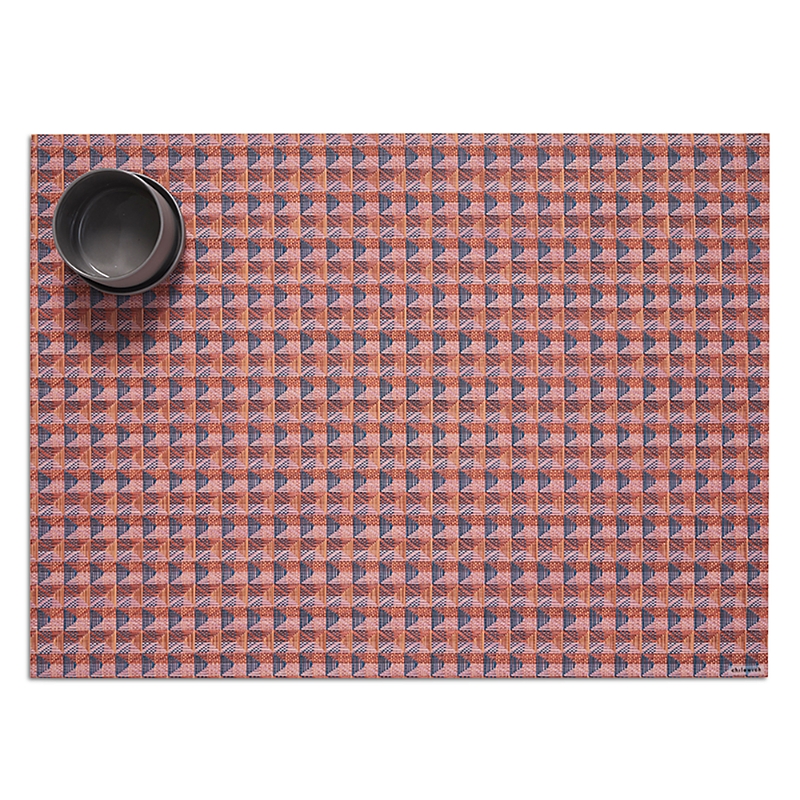Chilewich Crane Rectangular Placemat In Pink