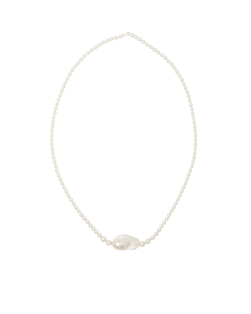 Pdpaola La Perla Necklace In White