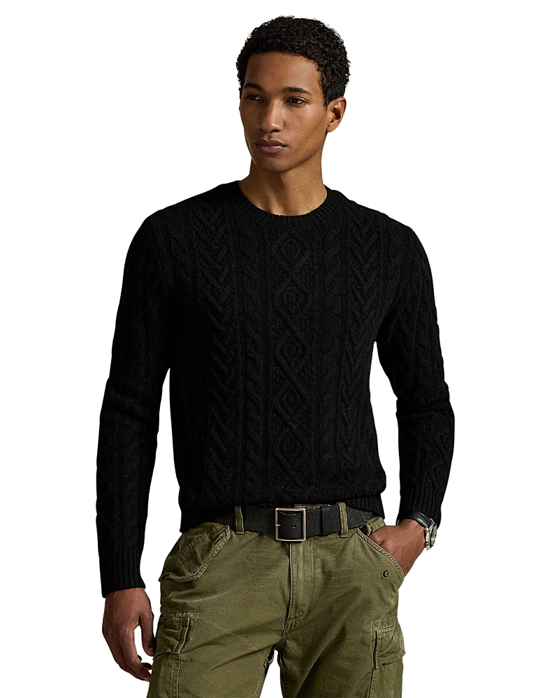 Polo Ralph Lauren Wool Cable Knit Crewneck Sweater