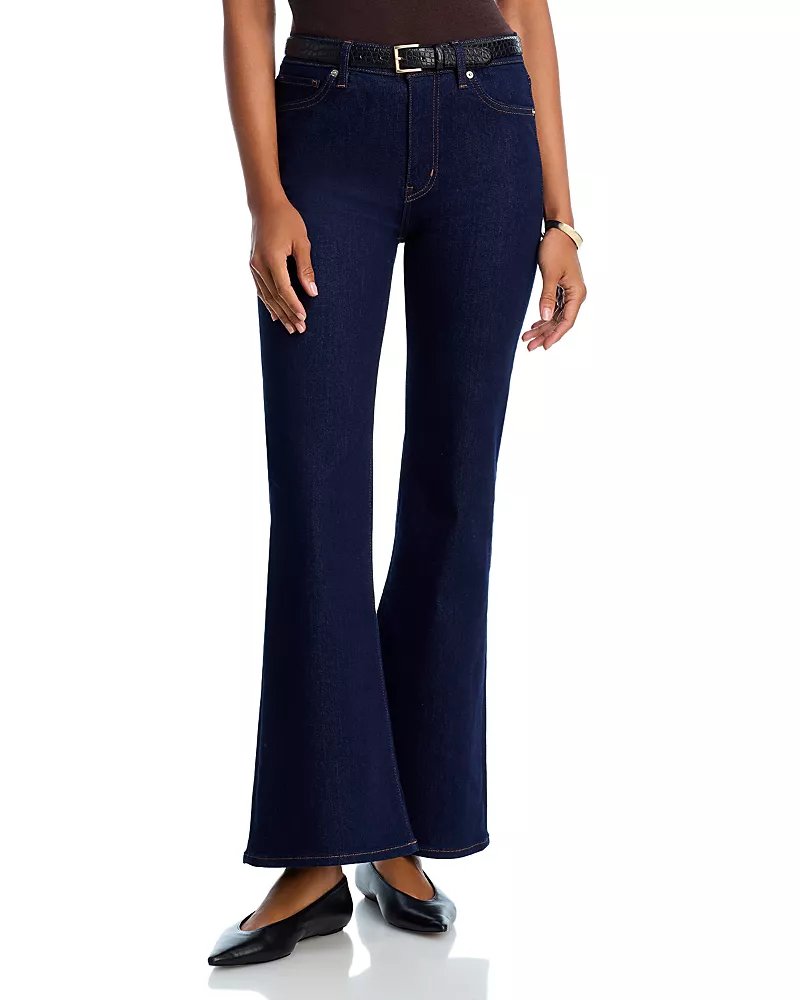 Frame The Pixie High Rise Icon Jeans in Rinse