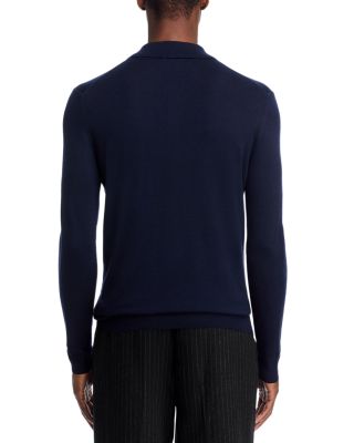 Merino Knit Polo Sweater