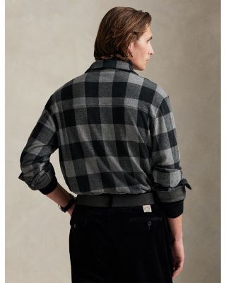 Plaid Knit Flannel Overshirt