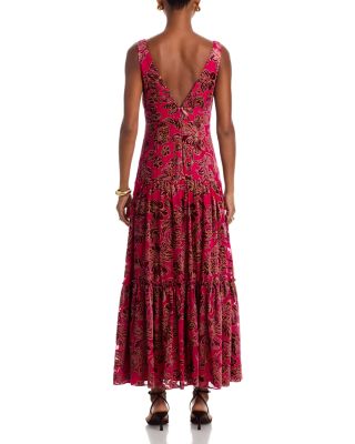 Velvet Burnout Guest of Maxi Dress - Exclusive