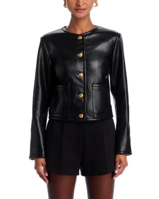 Faux Leather Jacket - Exclusive 