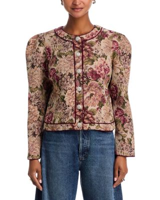 Tapestry Puff Sleeve Jacket - Exclusive 