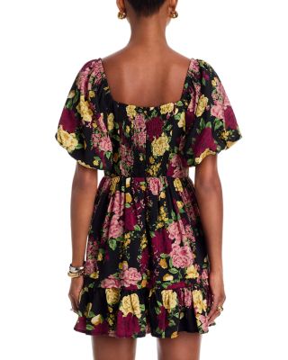 Puff Sleeve Mini Dress - Exclusive