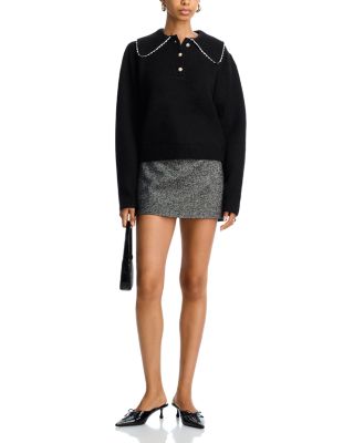 Collared V Neck Sweater - Exclusive