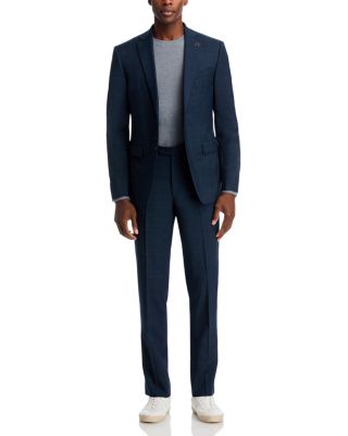 Plaid Slim Fit Suit Jacket